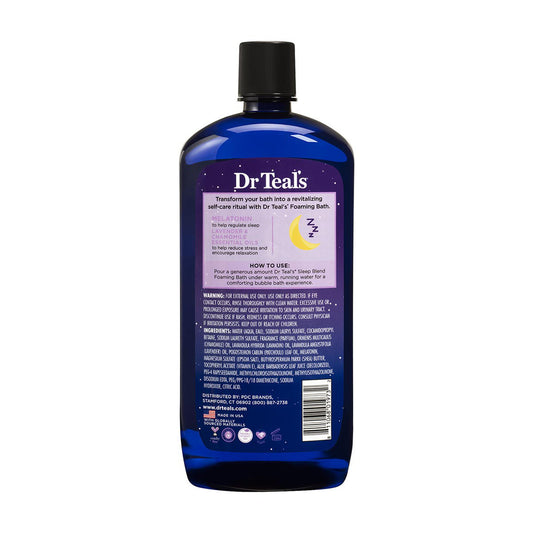 Dr Teal's Foaming Bath with Melatonin, 34 fl oz