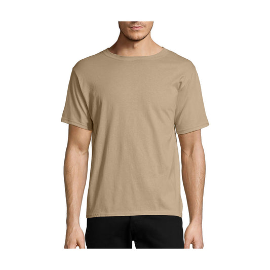 Hanes Men's EcoSmart Short Sleeve Tee - Pebble, 2X Large