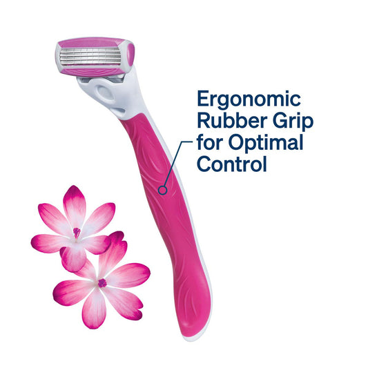 Schick Quattro for Women Razor, 1 Handle + 1 Refill