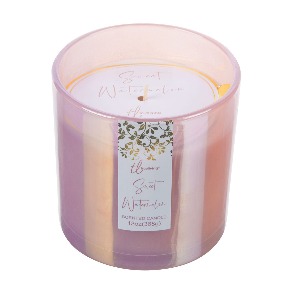 TrueLiving Scented Candle in Iridescent Jar, 13 oz, Assorted